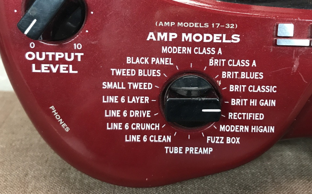 Tested Line 6 POD 2.0 Amp Modeler Multi-Effects Processor w/ Box PSU Manual CD