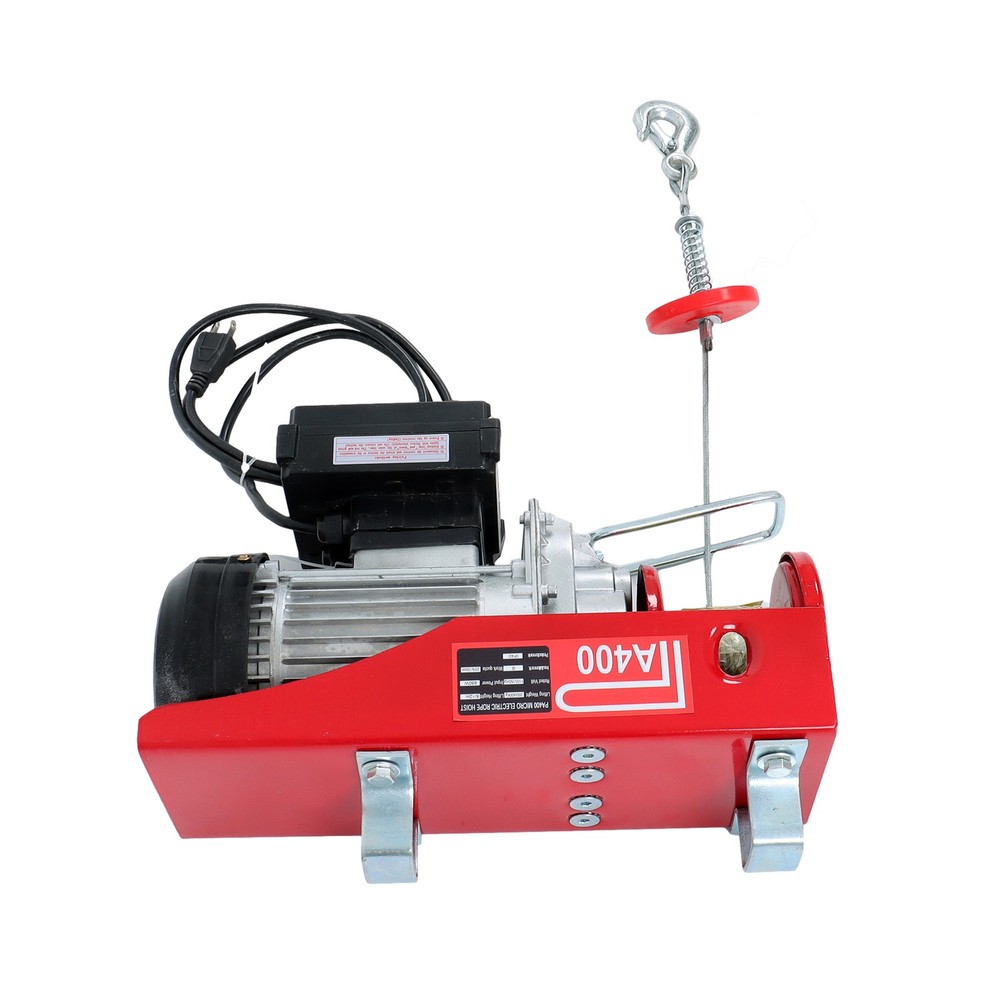 880lbs Automatic Lift Electric Hoist with 328ft Wireless Remote Control 110V