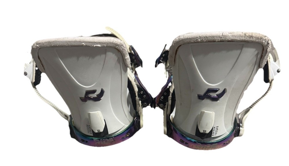 Ride El Hefe Snowboard Bindings White/multicolor