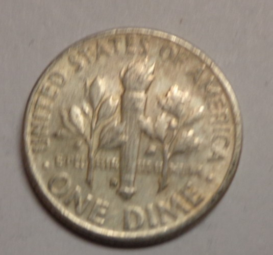 1957 D Roosevelt Dime 90% Silver