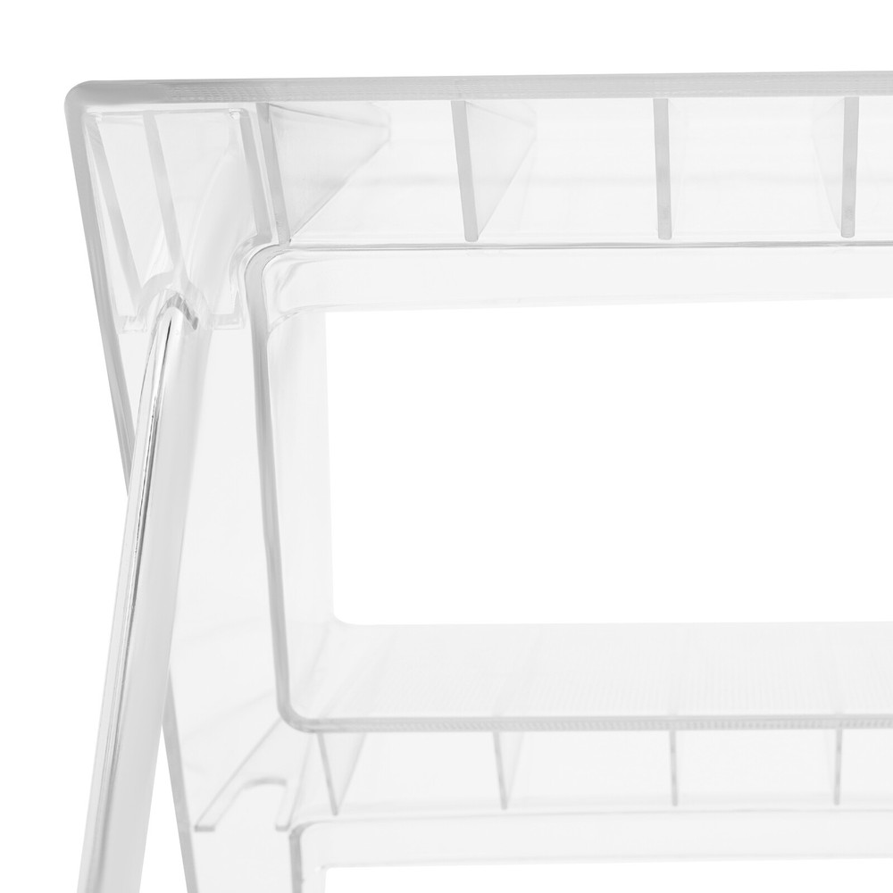 3Step Folding Step Stool Step Ladder For Adults Foot Stool Display Storage Shelf