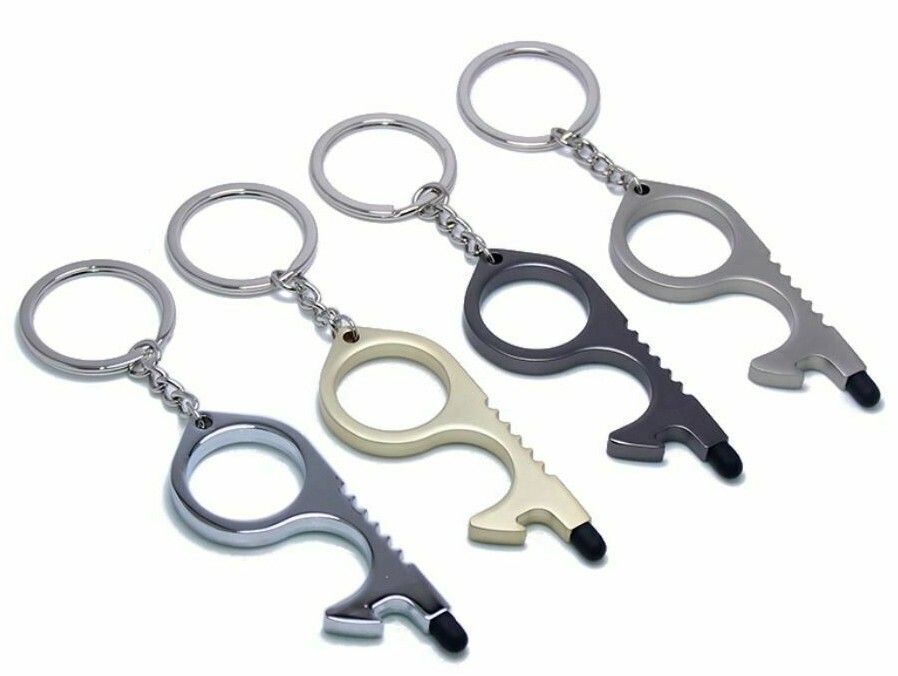 Door Pulling Sanitary Hand tool. Touch Screen stylus. Touchless Elevator Button