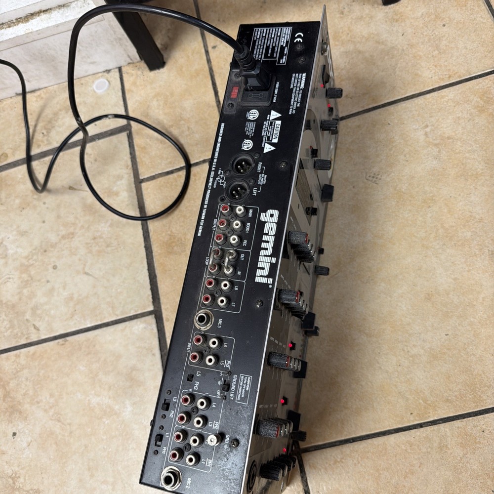 Gemini BPM500 Professional Stereo Preamp Mixer (Working)
