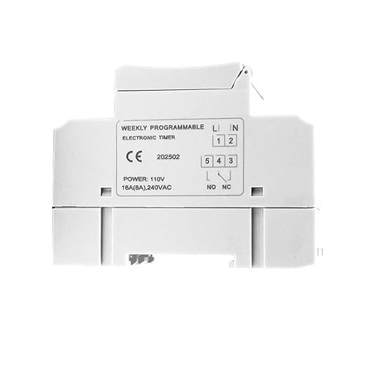 Timer Switch AHC15A AC 110V16A Weekly Programmable Timer Relay Digital LCD Power