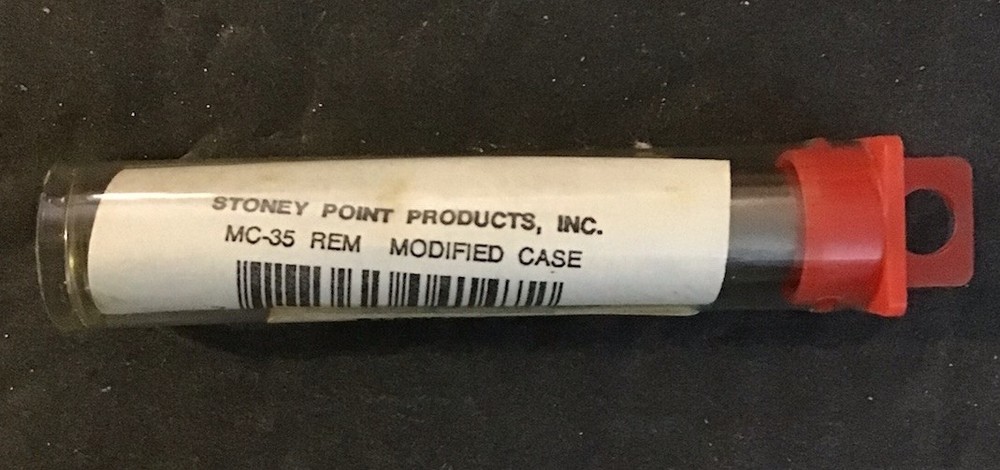 Stoney Point 35 Remington Modified Case, Reloading, Hornady, Nickle