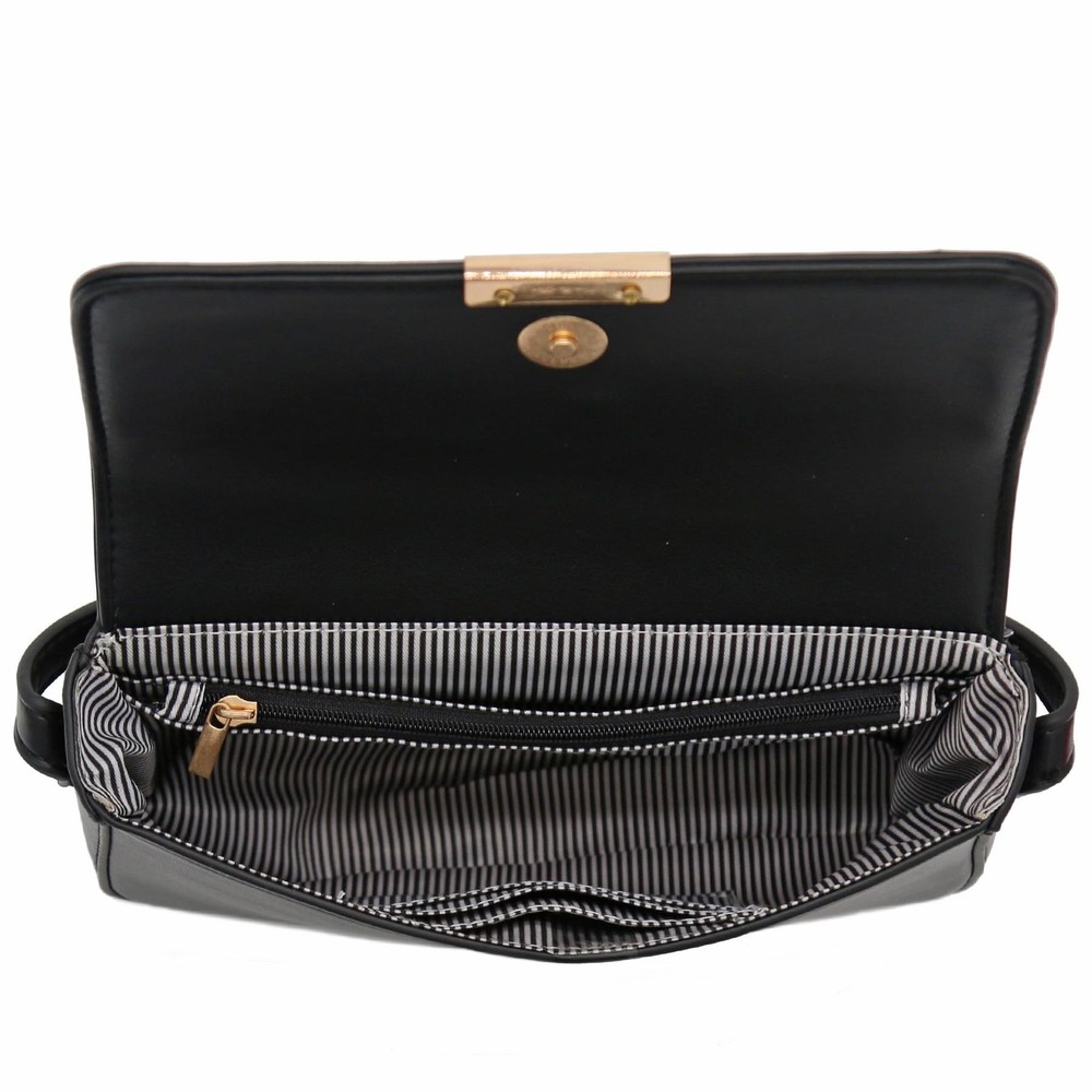 Mini Classic Rectangular Flap Purse Underarm Shoulder Bag Light Taupe