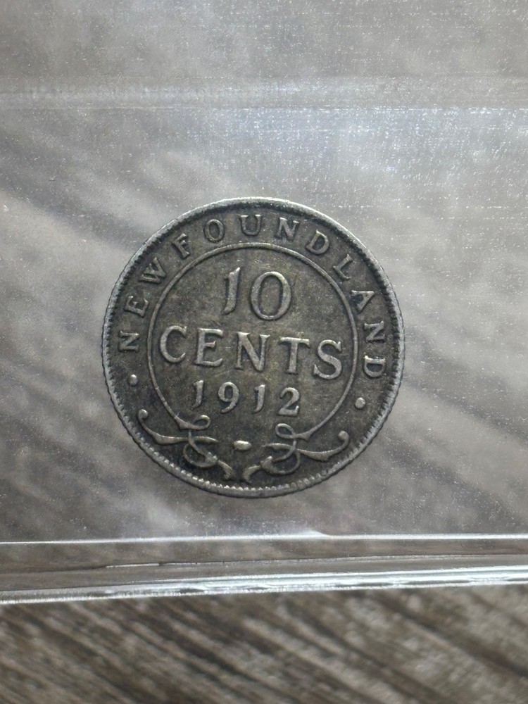Newfoundland 10 Cent 1912 ICCS Graded VF-30