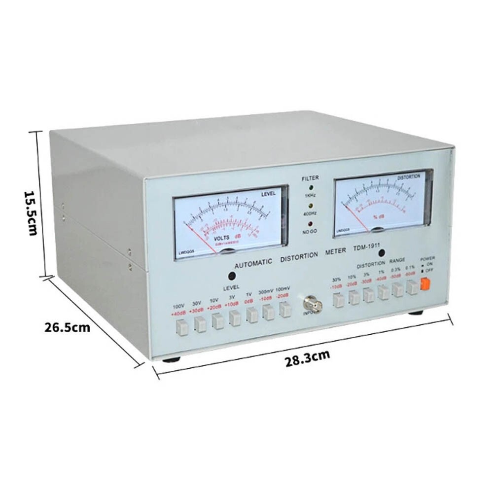 New TDM-1911 Automatic Audio Signal Distortion Analyzer Meter Voltmeter Tester