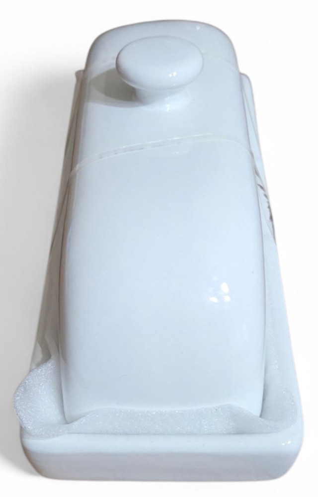 White Butter Dish NEW