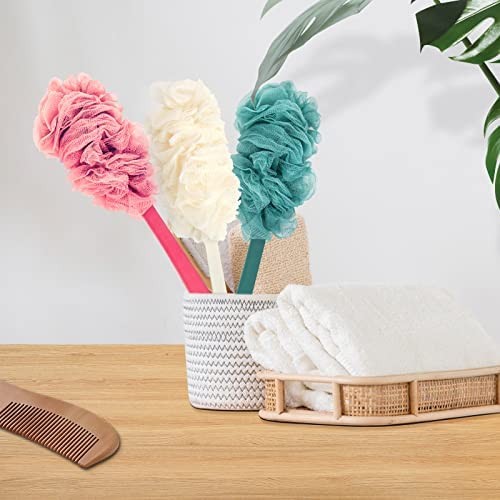 4 Pack Long Handle Back Scrubber Loofah Brush