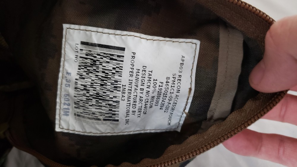 APB03 ILBE Recon main pack complete plus accessory pouches