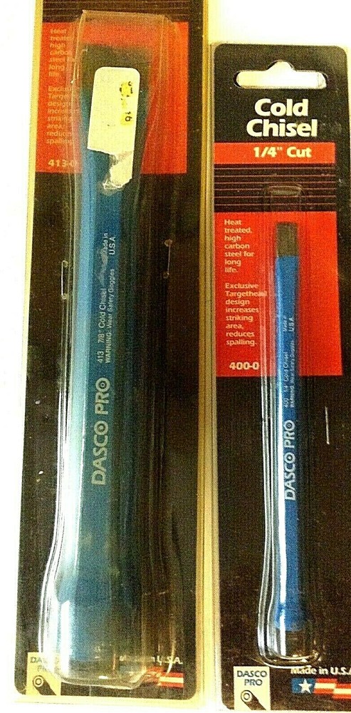 Cold Chisel Kit (4-Piece Set) by Dasco Pro