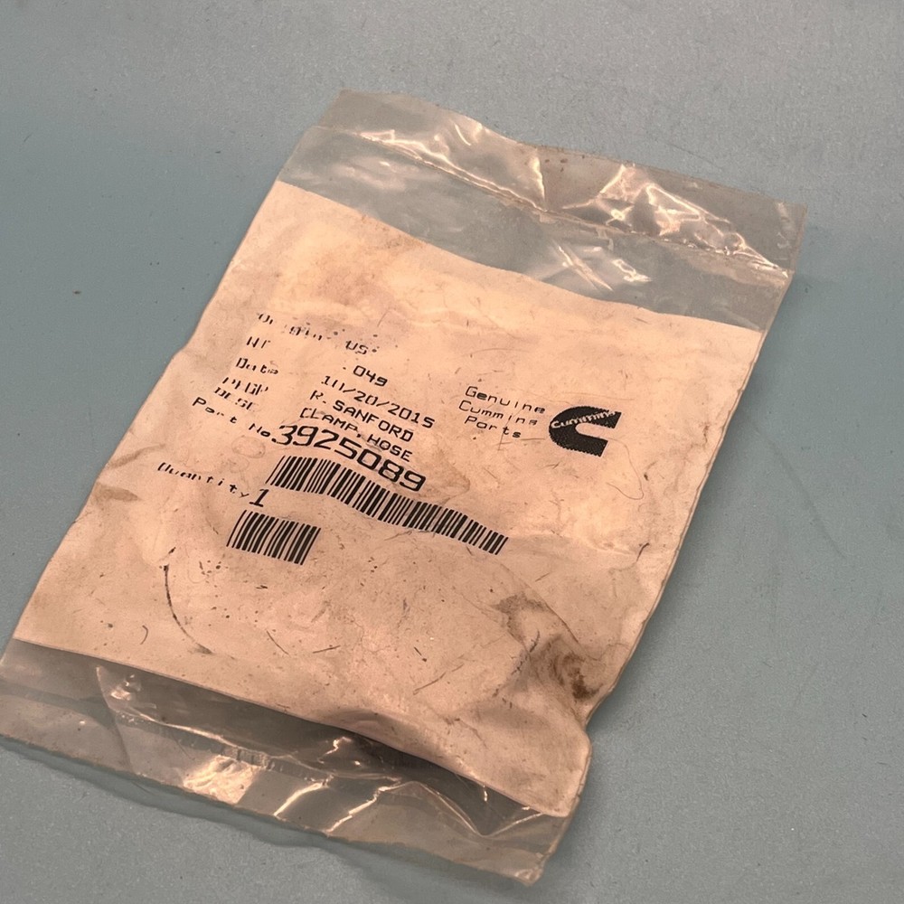 Genuine OEM Cummins 3925089 Hose Clamp Spring