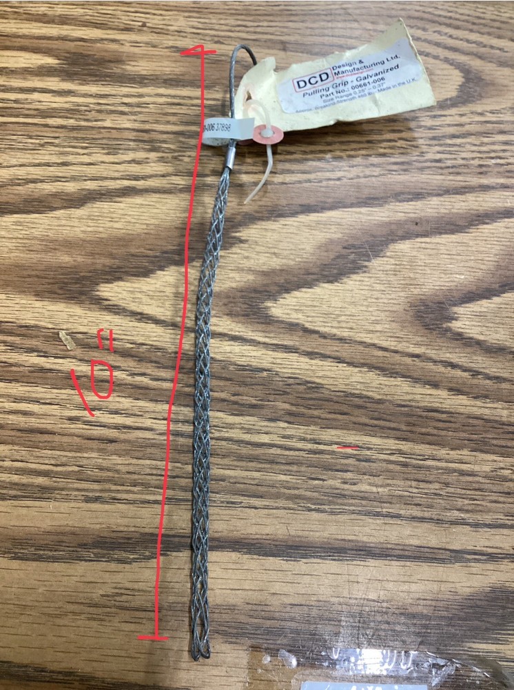 DCD Pulling Grip 006611-006 Size Range 0.25”-0.37” 10”