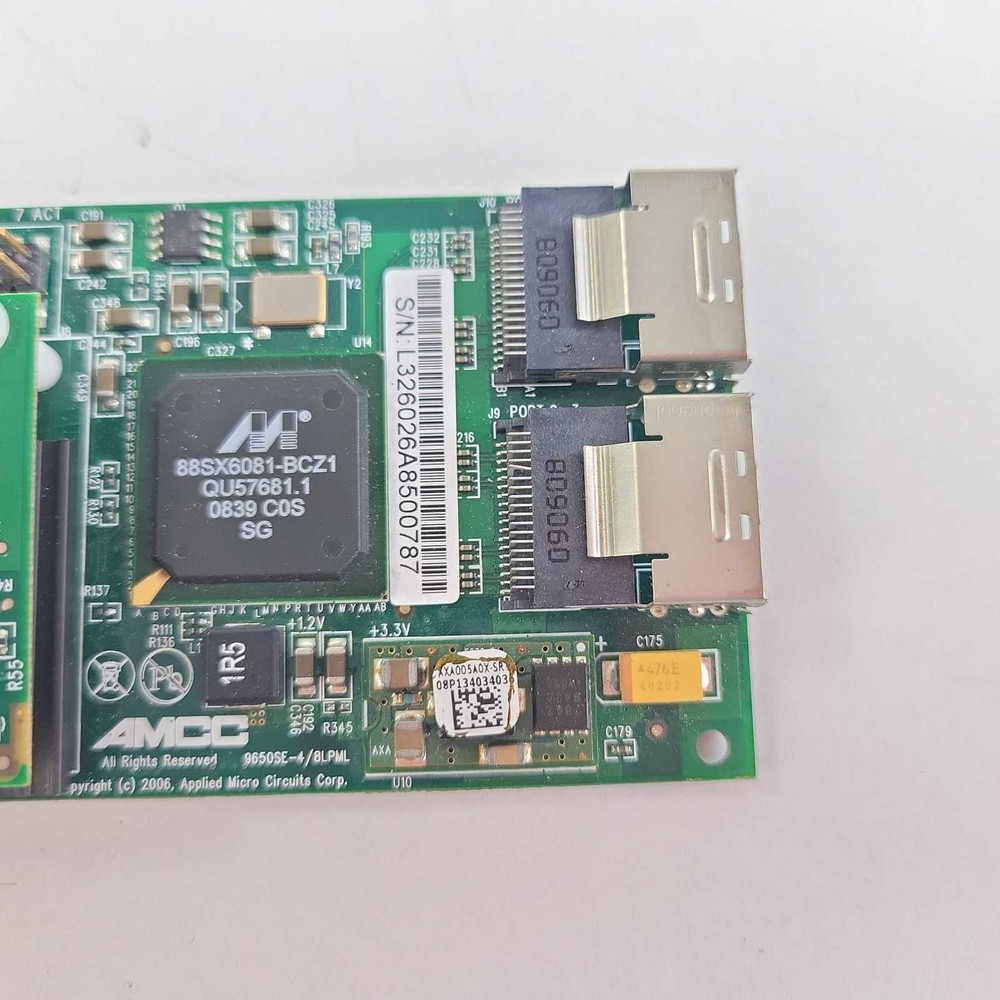 AMCC RAID Card (9650SE-8) with Battery Module