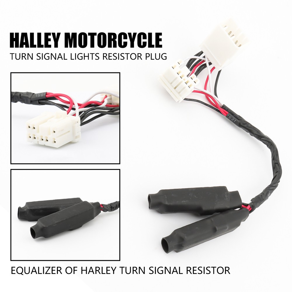 Equalizer LED Load Blinker Turn Signal Lights Resistor Plug Flasher For Harley