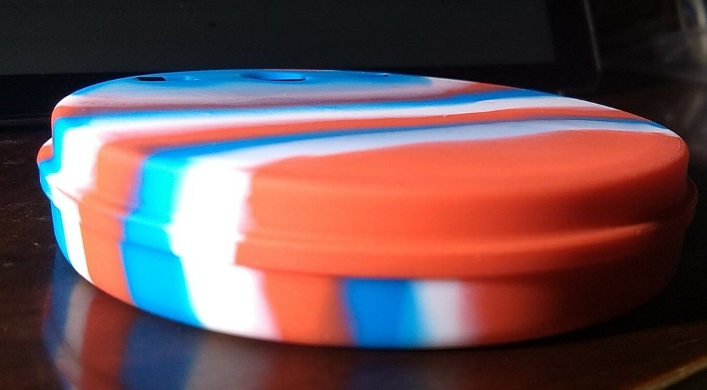 Silicone Divided Container/Slurp Tray+Tool Round 4”