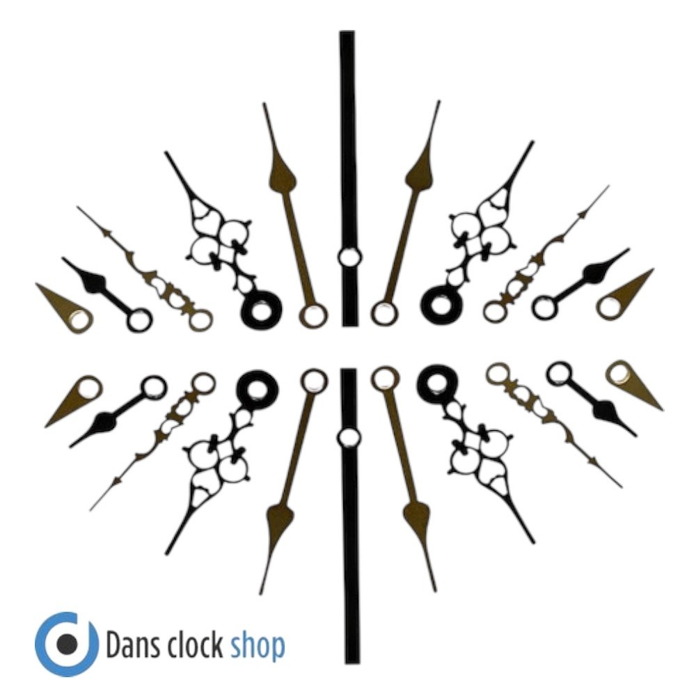 Chinese Quartz Press Fit Metal Clock Hands Pointers Suitable Baitu Replacement
