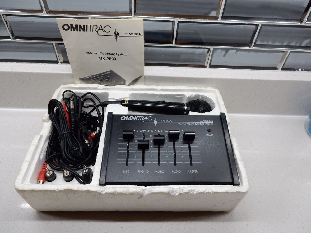 Omnitrac By Akron Video Audio Mixing System MS-2000