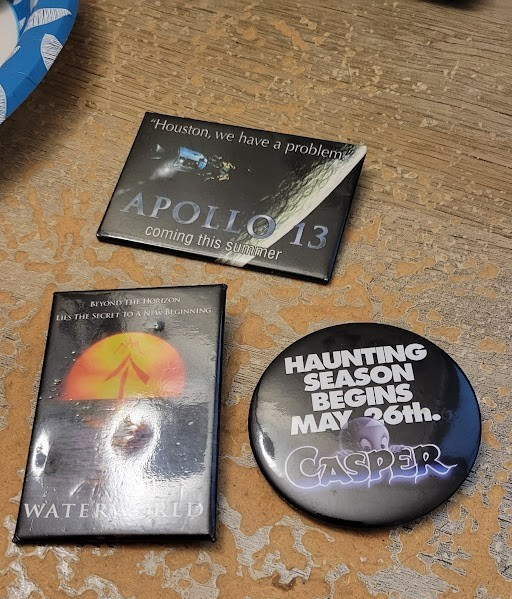 Waterworld Apollo 13  Casper Pin Button
