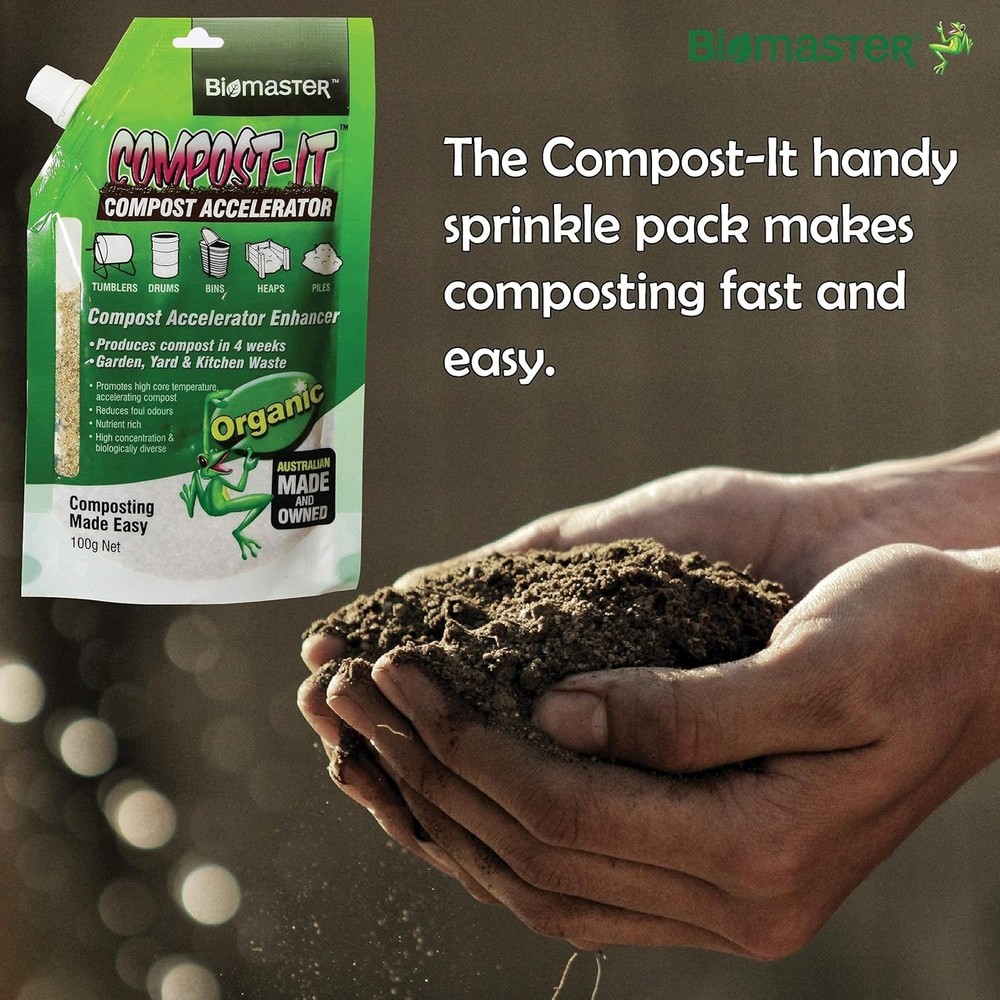 Compost-It 100g Accelerator for Efficient Composting - Ideal for Kitchen Scraps