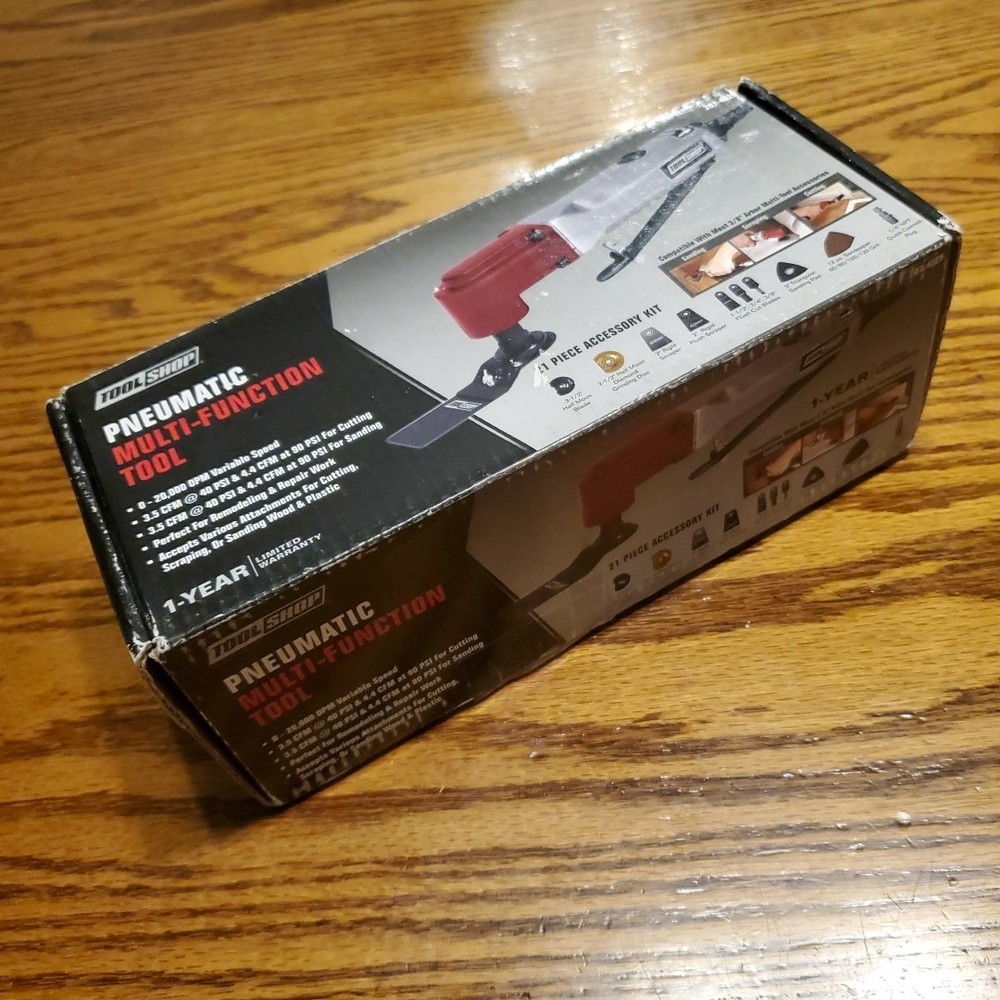 Pneumatic Multi-Function Tool & Accessories Variable Speed 207-4825 New In Box