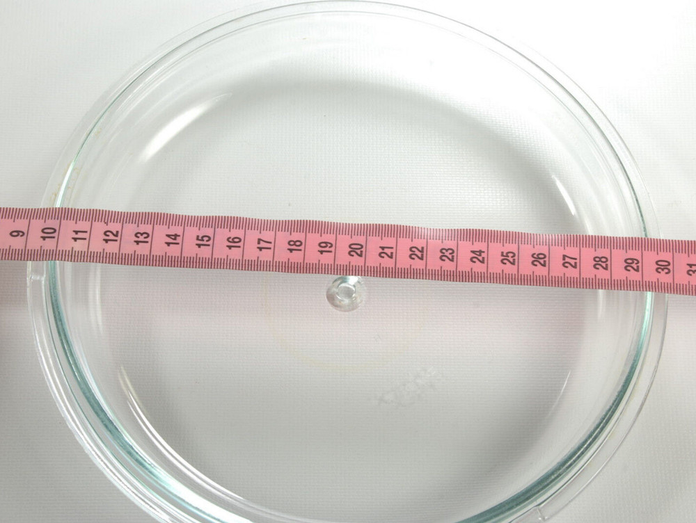 PYREX Glass Replacement Pot Lid Black Plastic Removable H Knob 7.75"