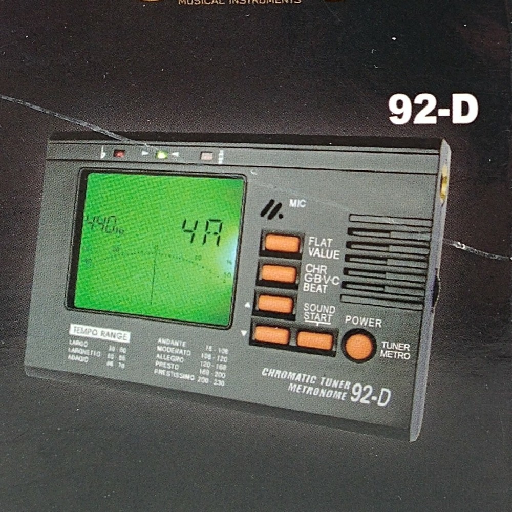 Cecilio 92-D chromatic tuner + metronome New open box
