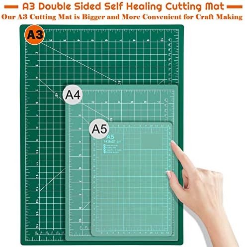 Double Sided Self Healing Rotary Sewing and Craft Cutting Mat