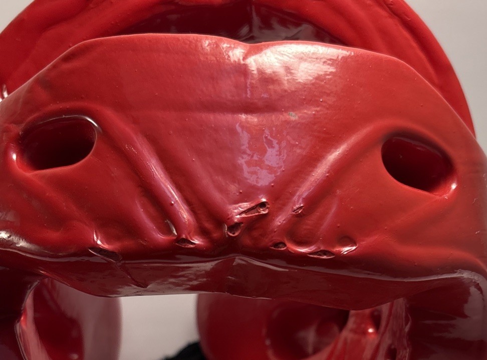 Taekwondo Sparring Headgear: Red