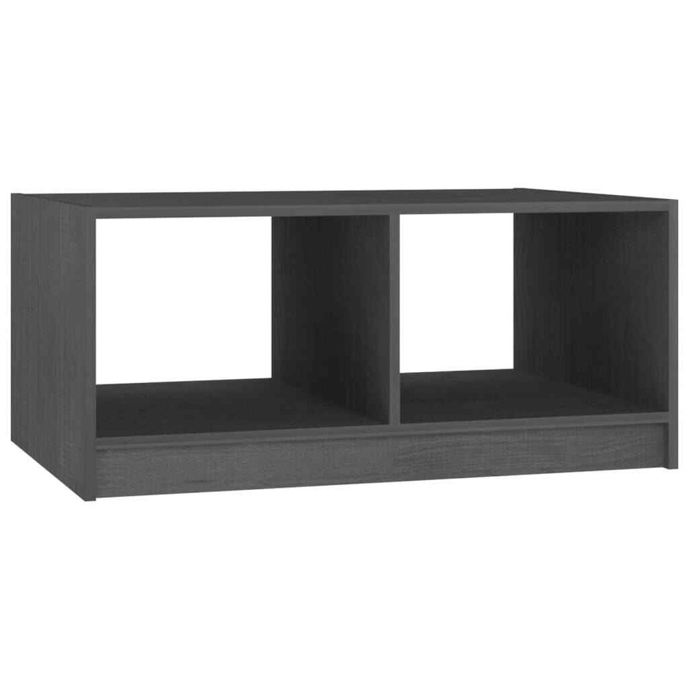 Solid Pinewood Coffee Table 29.5"x13.2" Couch End Table Multi Colors vidaXL