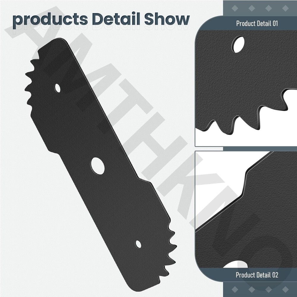 1 or 2-Pack EB-007 Edge Hog Heavy-Duty Edger Replacement Blades Compatible