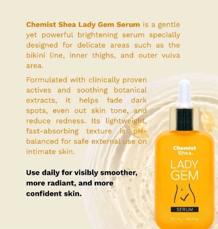Chemist shea Lady Gem Serum 50 ml