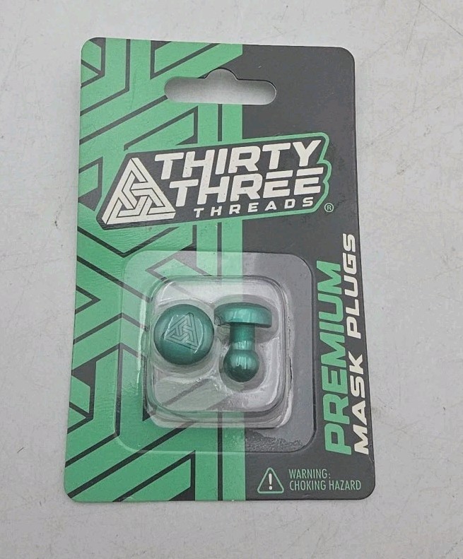 Thirty Three Threads Premium Mask Plugs.  Baja