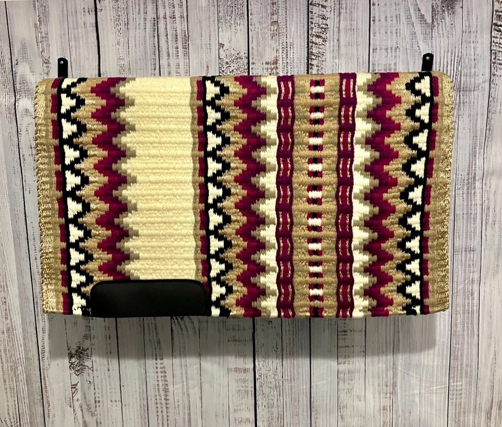 Cream & Fuchsia Oversized Western Show Pad