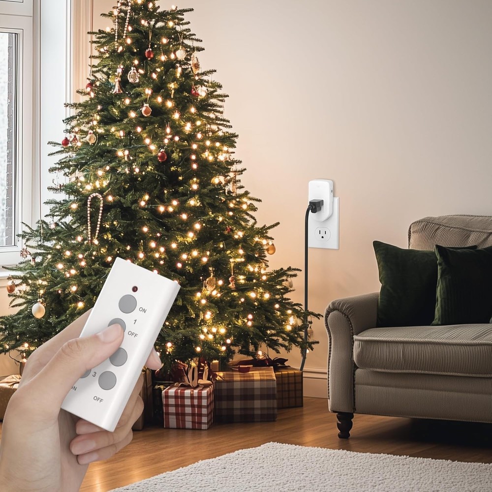 Luxury Wireless Remote Control Outlet Switch – 100ft Range, Certified