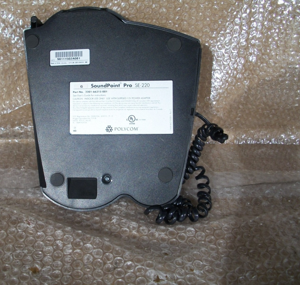 Office Speaker Phone Polycom Sound Point Pro SE-220