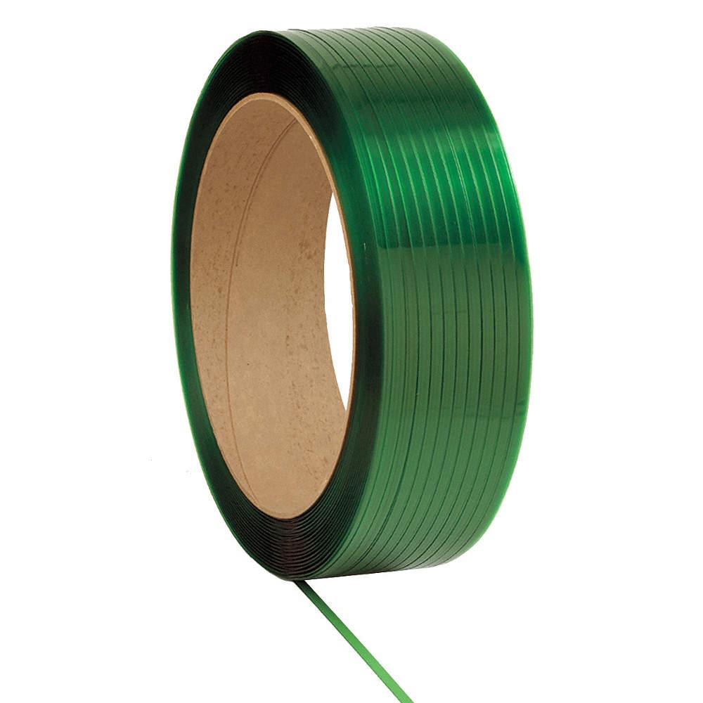 GRAINGER APPROVED 16P050 Plastic Strapping,Machine Strapping,1/2" 16P050