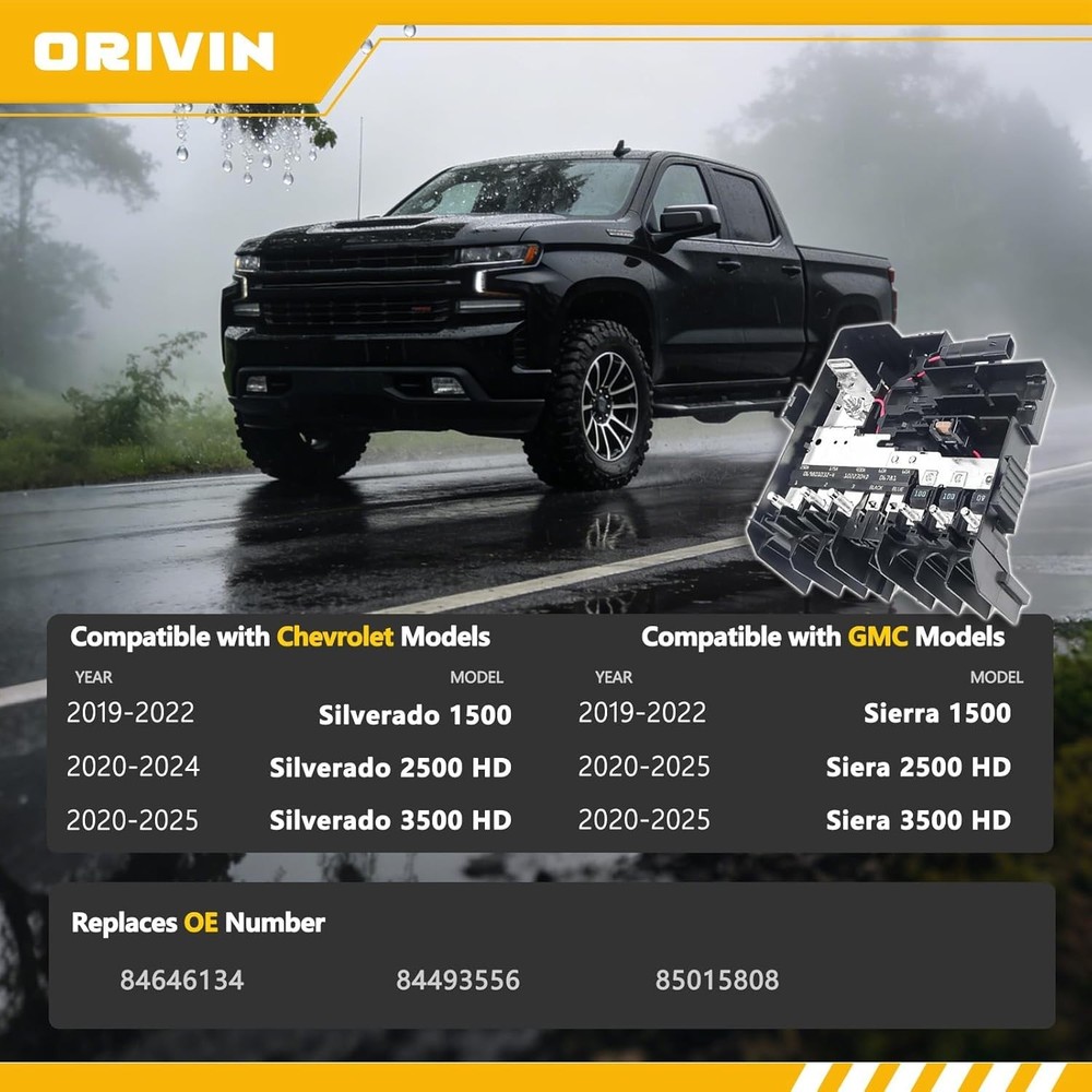 Battery Distribution Engine Compartment Fuse Block - Fit for Chevy Silverado