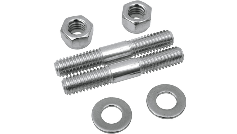 Fork Slider Bottom Cap Stud and Nut Chrome fits Harley Davidson
