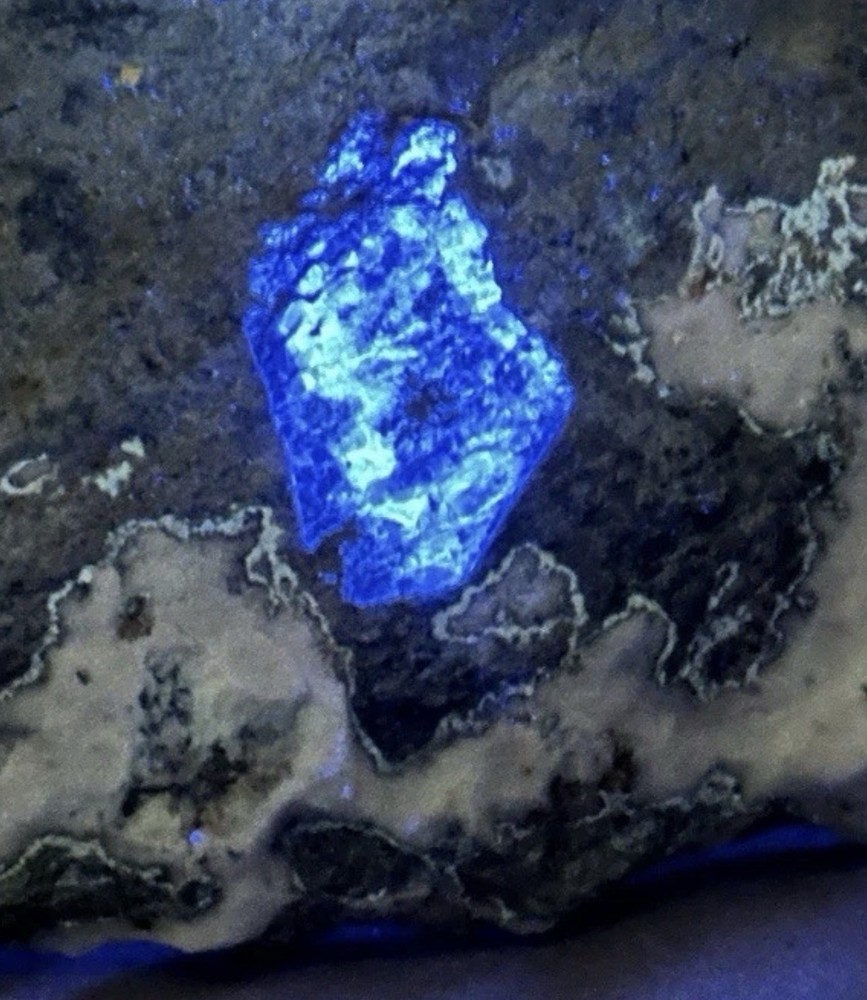 Rare Benitoite Cabinet Size Specimen