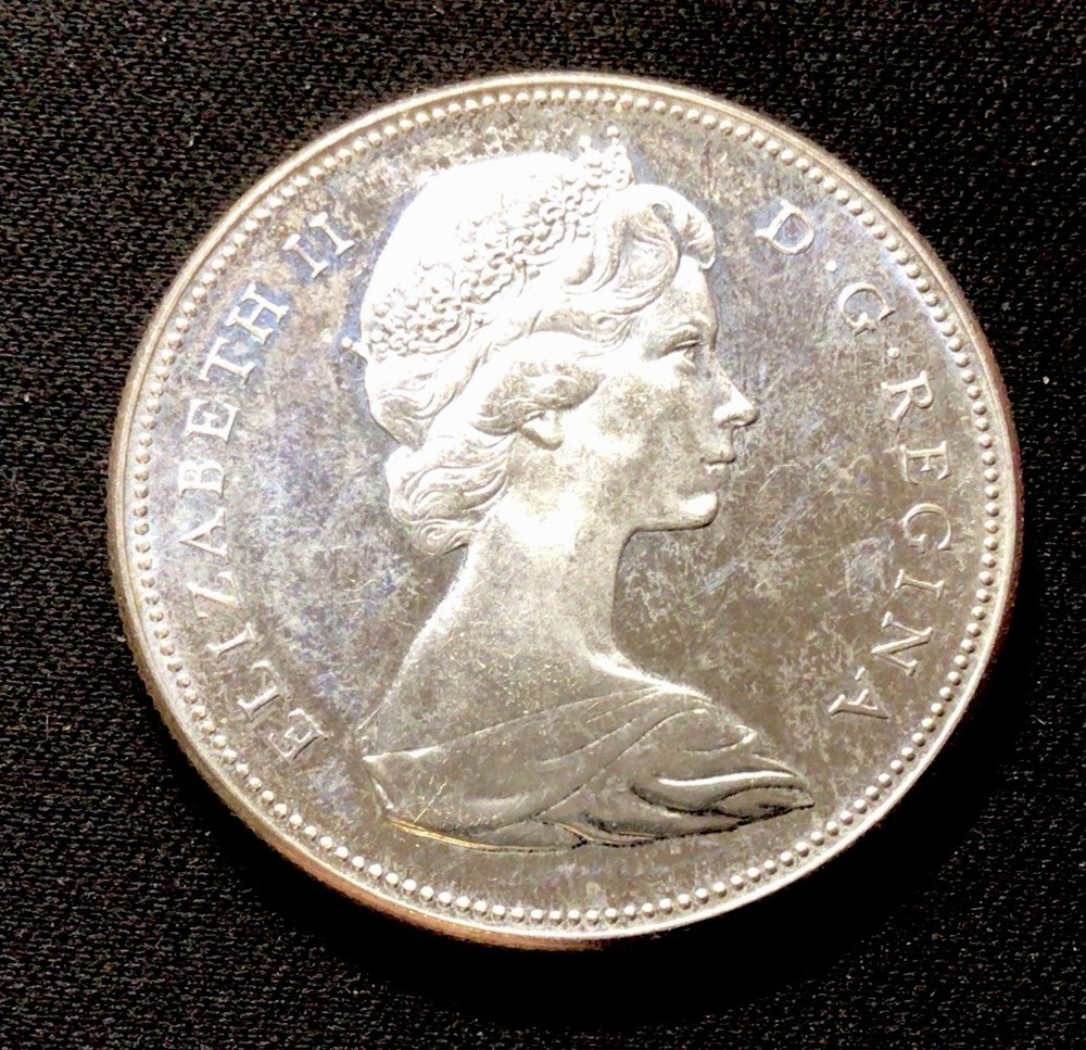 1967 Canada Silver 1 Dollar! Proof Like! ENN Coins