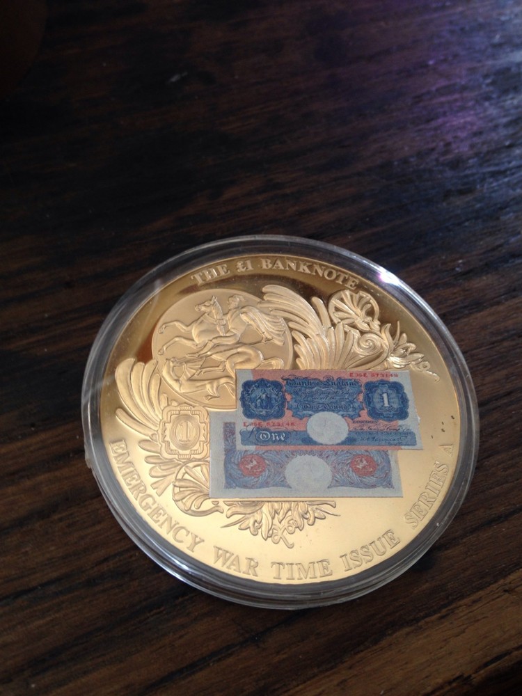 £1 BANK NOTE COIN EMERGENCY WARTIME ISSUE
