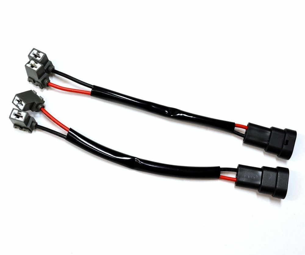 Conversion Wire 9006 HB4 to H1 Two Harness Head Light Low Beam Adapter Connector