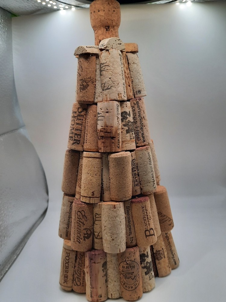 Wine Cork Tree, 11" Tall