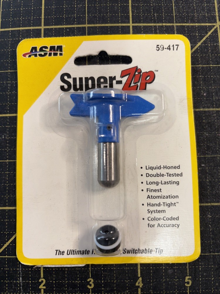 59417 SUPER ZIP REVERSIBLE/SWITCHABLE PAINT SPRAYER TIP NEW