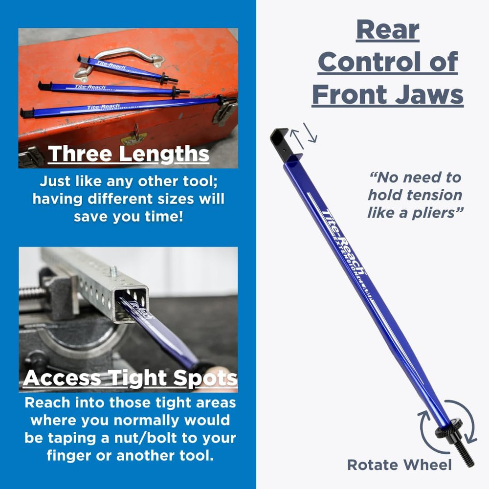 Tite Reach Extension Clamps Tri-Pack
