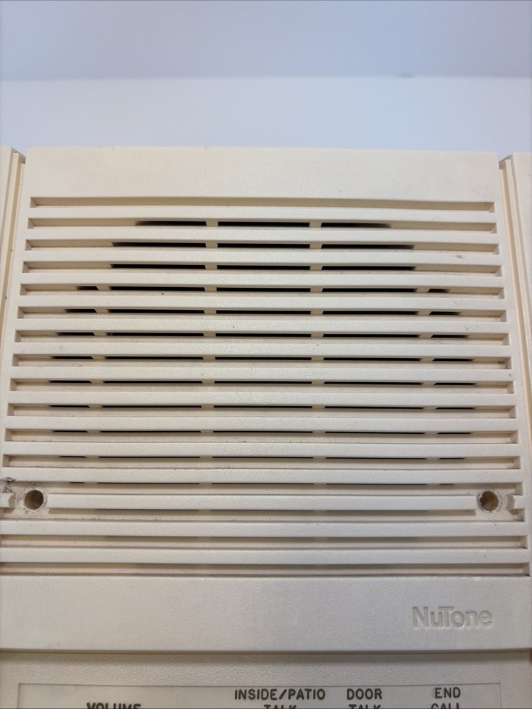 Nutone Bisque music intercom wall remote Untested