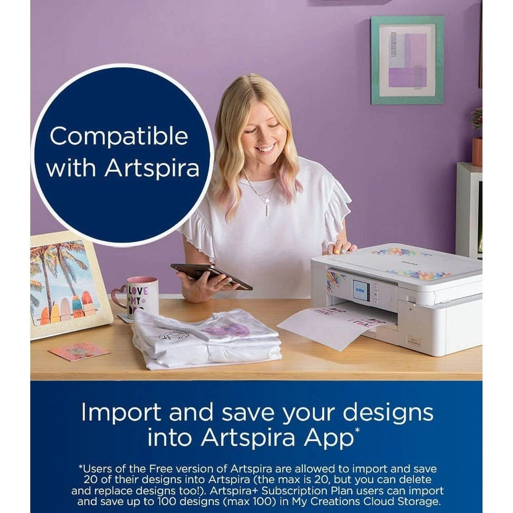 Brother SP-1 Sublimation Printer with SE200 Combo Embroidery Machine