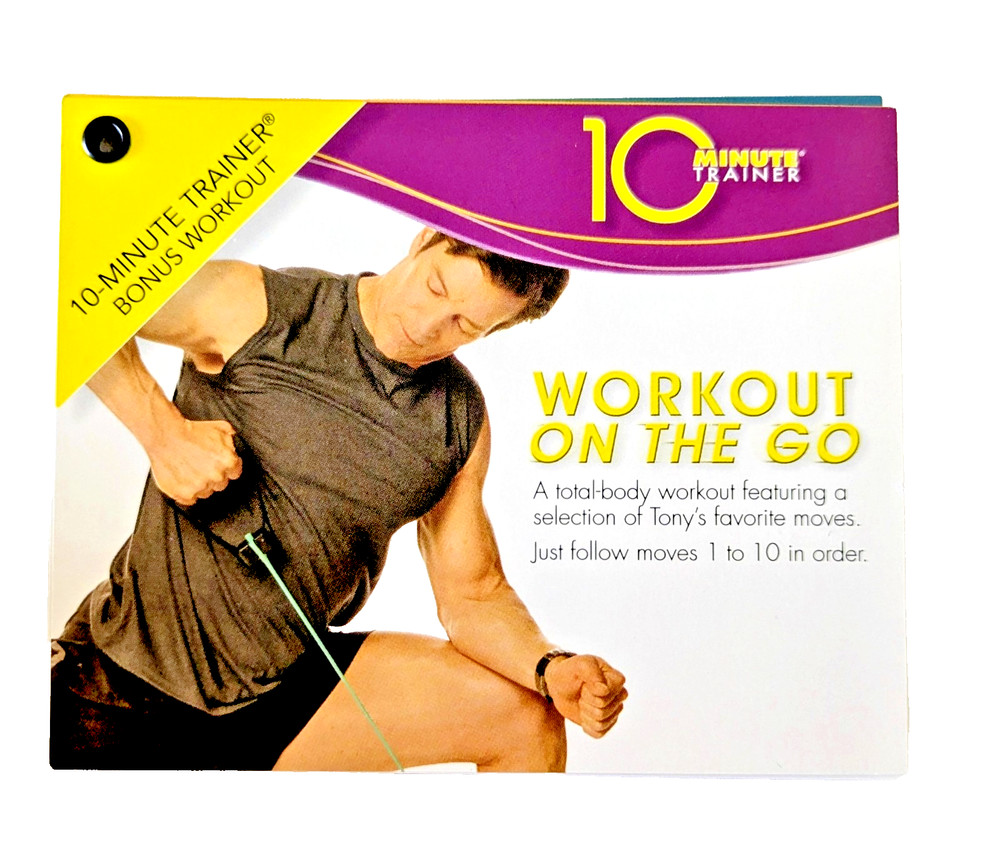 Tony Horton's 10 Minute Trainer DVD Package & Workout Plan NEW
